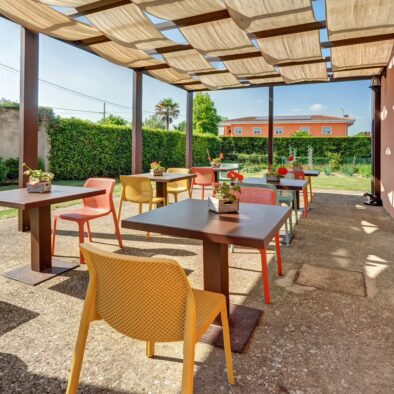 Sala esterna per colazione